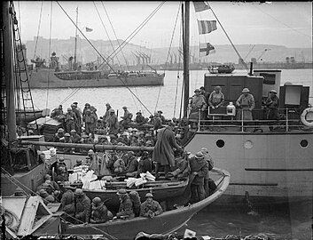 L'évacuation de Dunkerque par l'armée britannique, 31 mai 1940.