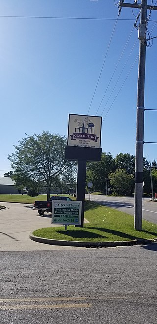 <span class="mw-page-title-main">Celestine, Indiana</span> Unincorporated community and Census designated place in Indiana, United States