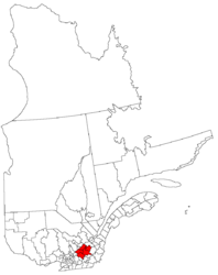 Centre-du-Québec – Mappa