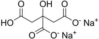 <span class="mw-page-title-main">Disodium citrate</span> Chemical compound