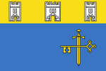 Flag of Ternopil Oblast (2001–2003)