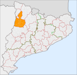 Location of Pallars Jussà