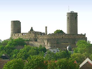 <span class="mw-page-title-main">Münzenberg Castle</span> Hill castle in Hesse, Germany