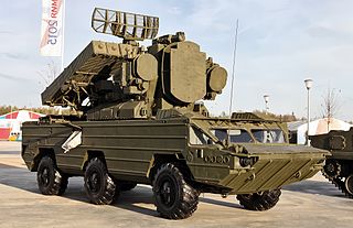 <span class="mw-page-title-main">9K33 Osa</span> Vehicle-launched surface-to-air missile system