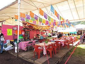 Restaurante en la feria del mole