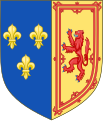 Royal arms of Mary, Queen of Scots, Queen consort of France