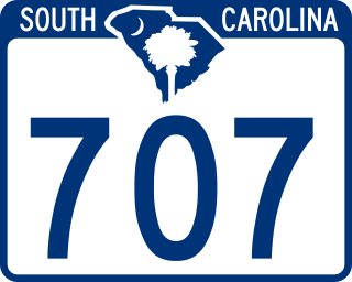 <span class="mw-page-title-main">South Carolina Highway 707</span> State highway in South Carolina, United States