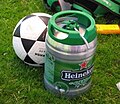 Heineken mini keg, Som kan købes i supermarkeder.