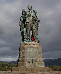 Památník Commandos, Spean Bridge, Skotsko