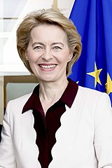 Union européenne: Ursula von der Leyen, Présidente dela Commission européenne.