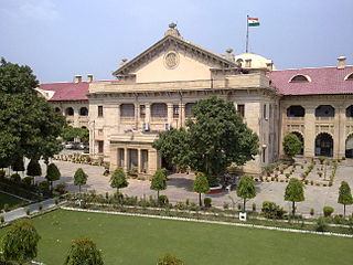 <span class="mw-page-title-main">Allahabad High Court</span> High court in the Indian state of Uttar Pradesh