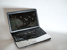 broken laptop