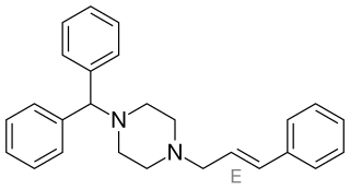 <span class="mw-page-title-main">Cinnarizine</span> Antihistamine and calcium channel blocker medication