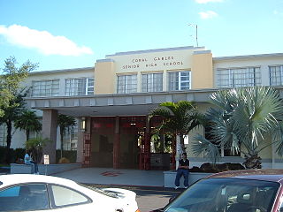 <span class="mw-page-title-main">Coral Gables Senior High School</span> Public secondary school in Florida, United States