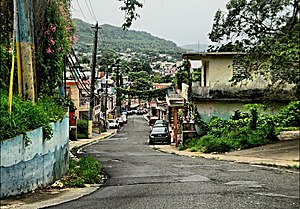 Cuesta Vieja, street in Aguadilla.