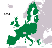 az EU térképe (2004)