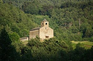 Romanesque Church of Sant Cristòfol d'Anyós. Author: fer55