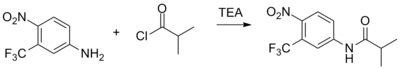 Thumbnail for File:Flutamide synthesis.png