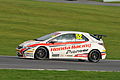 A Super 2000 Honda Civic competing in the BTCC