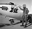 Joseph Walker e o X-1E, em 27 de janeiro de 1958.