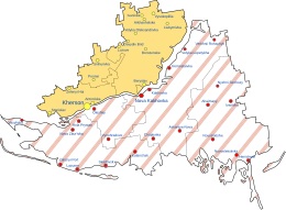 Oblast' di Cherson - Localizzazione