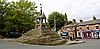 Lymm Cross on sandstone outcrop