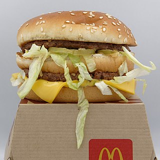 <span class="mw-page-title-main">Big Mac</span> Hamburger sold by McDonalds