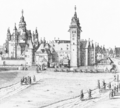 Merian-prent (1654) van het kasteel