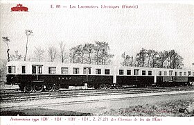 Elektrischer Typ 136 der SNCF (vormals ETAT) im westlichen Pariser Vorortverkehr, um 1939