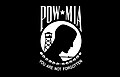 United States POW/MIA flag (head and shoulders)