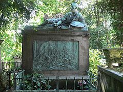 Géricaults graf op Père-Lachaise, Parijs