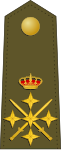 Capitán general, Spaniens armé