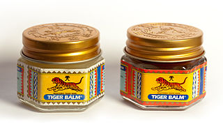 <span class="mw-page-title-main">Tiger Balm</span> Heat rub used for pain relief