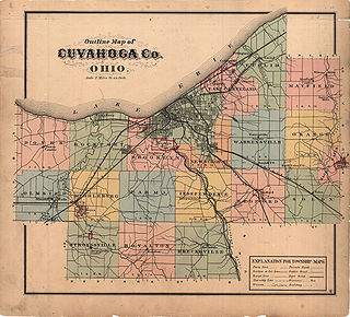 <span class="mw-page-title-main">Defunct townships of Cuyahoga County, Ohio</span>