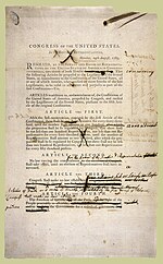 Thumbnail for File:Treasures of Congress - Bill of Rights Amendment.jpg