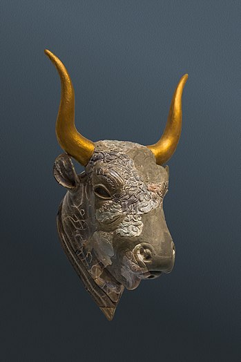 Minoan Bull's Head Rhyton from Kato Zakros