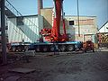 Base of mobile crane