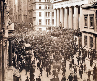 <span class="mw-page-title-main">Panic of 1907</span> Three-week financial crisis in the United States