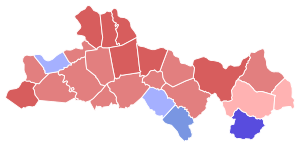 2012 Kentucky's 4th congressional district special election results map by county.svg