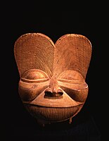 Mask (tsesah), Bamileke people, Bamendjo, Cameroon, Late 19th century