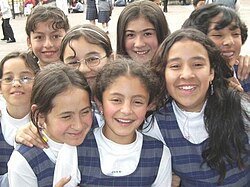 School girls in Colombia Bartolinos1.jpg