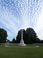 Bayeux War Cemetery memorial.