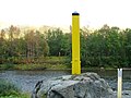 Le fleuve Jakobselva, qui marque en partie la frontière.