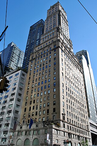 <span class="mw-page-title-main">Ritz Tower</span> Residential building in Manhattan, New York