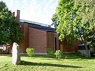 Kummelby kyrka och Kummelbystenen