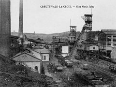 Bergwerk in Creutzwald-la-Croix