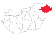 Territory of the Eparchy of Nyíregyháza