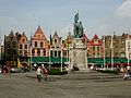 Belgien, Brügge, Marktplatz (Grote Markt)