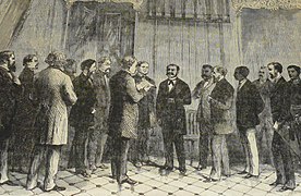 President Baez with American Commissioners, 1871.jpg