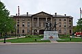 exterior of Province House, meeting place for the Legislative Assembly of Prince Edward Island in Charlottetown